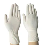 Guantes quirúrgicos de goma